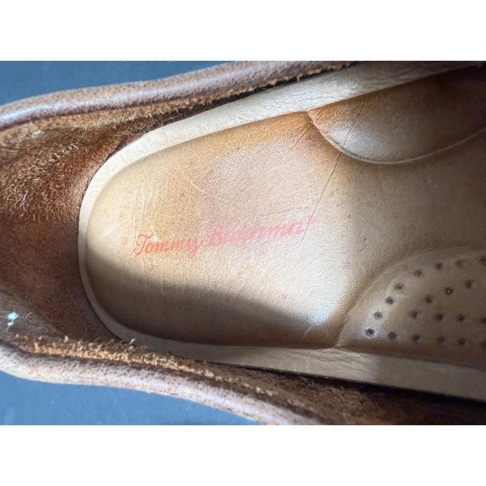 Tommy Bahama Felton Loafers Mens 11.5 Perforated Leather Slip On TFM00228-282